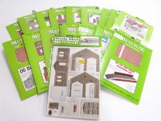 Seventeen Metcalfe Premium ready cut 00 gauge model railway building kits, all in original
