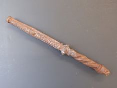 Medieval mace shaft, length 38cm