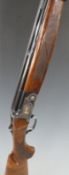 Lanber Expulsor 12 bore over and under ejector shotgun with gilt single trigger, engraved scenes