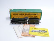 Bassett-Lowke 0 gauge clockwork BR 4-4-0 locomotive Prince Charles 62453 3311/0, in original box