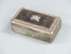 WWI cigarette box with Machine Gun Corps motif to lid