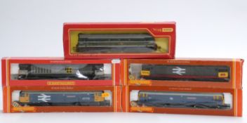 Five Hornby 00 gauge BR CO-CO diesel locomotives Class 58 Railfreight Toton Traction Depot R705,