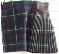 British Army kilt Highland Light Infantry in tartan, number 5a Thomas Gordon & Sons Glasgow Ltd,