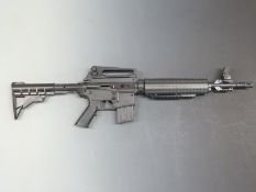 Crossman M417 .177 air rifle with adjustable stock and original instructions, serial number