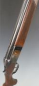 FEG of Hungary 12 bore over and under ejector shotgun with chequered semi-pistol grip and forend,