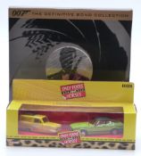 Two Corgi film and TV related diecast model vehicle sets James Bond 007 The Definitive Bond