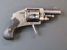 Henrion, Dassy & Heuschen retailed Velodog Roth-Saver 7.65mm five shot centre fire revolver with