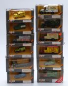 Twelve Corgi Classics diecast model vans and commercial vehicles, all in original boxes