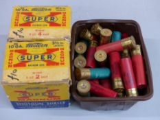 Seventy-nine 10 bore shotgun cartridges, some in original boxes. PLEASE NOTE THAT A VALID RELEVANT