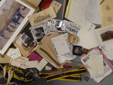 British Army, a collection of Royal Gloucestershire Hussars memorabilia including car badge,