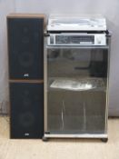JVC record player, radio and speakers.