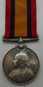 Victorian British Army Queen's South Africa Medal named to 7943 Cpl O Batty Yorkshire Light Infantry