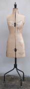 A vintage adjustable tailor's / dressmaking dummy