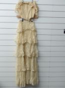 Victorian lace skirt and bodice