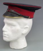 WWI British Army Grenadier Guards no 1 dress hat, marked to interior 17272 G G Myers & Co, 6 ?