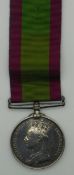 Victorian British Army Afghanistan Medal named to 1850 L/Cpl J Cooper 51st Regt