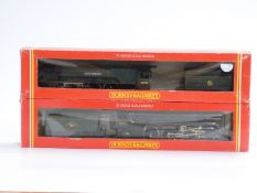 Two Hornby 00 gauge BR 4-6-2 locomotives Britannia Class William Shakespeare R329 and Coronation