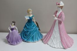 A boxed Royal Doulton Birthstone figurine; December - Turquoise,