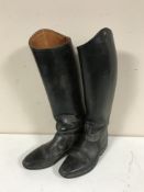 A pair of Petrie leather riding boots