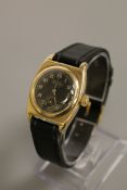 A Gents 9ct gold Rolex Oyster Viceroy wristwatch, 17 jewel lever movement,