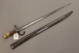 A French Gras bayonet,