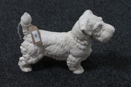 A cast iron figure of a Scottie dog