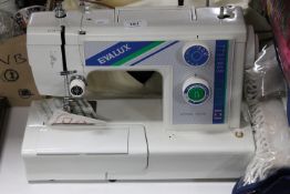 An electric Evalux sewing machine