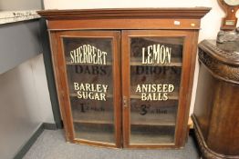 A Victorian mahogany bookcase top 