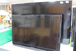 An LG 42 inch LCD TV with remote and a Grundig 32 inch TV - no stand (continental wiring)