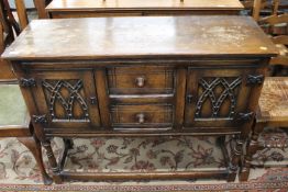 A period style oak sideboard