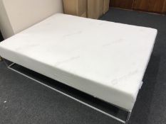 A 5' Ergoflex memory foam mattress,