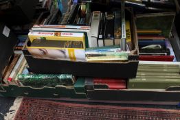 Four boxes of books - novels, wildlife,