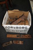 A large quantity of vintage wood working tools