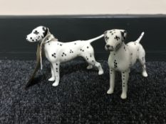 Two Beswick figures - dalmations
