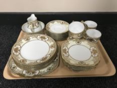 Twenty five pieces of Noritake gilded tea china