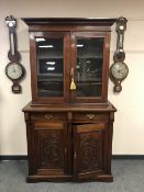 An Edwardian mahogany bookcase,