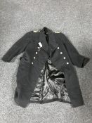 A 3/4 length woollen Naval over coat