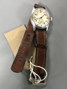 A Moeris Gentleman's Forces wristwatch Arrow ATP P4930 CONDITION REPORT: In working