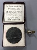 An R M S Lusitania medal,