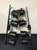 Two disco light lighting tracks