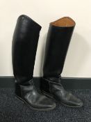 A pair of Petrie leather riding boots
