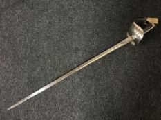 An 1897 pattern infantry officers sword,