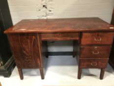 A twin pedestal desk