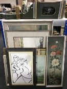 Seven framed pictures - Journey's end etc