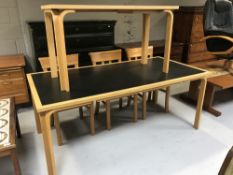 A Danish office table and side table