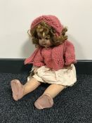 A mid twentieth century English doll