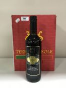 Twelve bottles of Terre del Sole Syrah Italian wine (2 boxes)