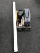 A box of books relating to photography,