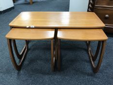 A Parker Knoll nest of coffee tables