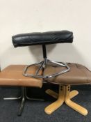 Three various footstools